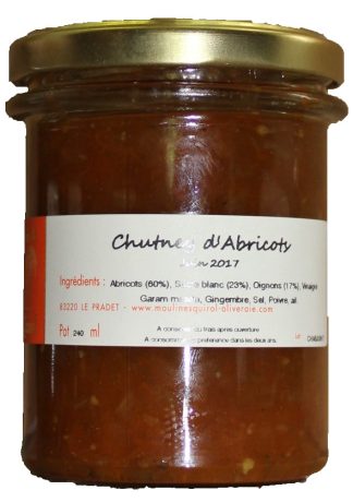 Chutney d'Abricot 240g
